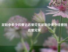 足彩中多少钱要去店里兑奖足彩中多少钱要到店里兑奖