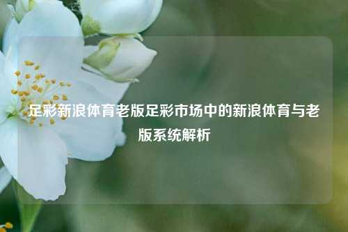 足彩新浪体育老版足彩市场中的新浪体育与老版系统解析