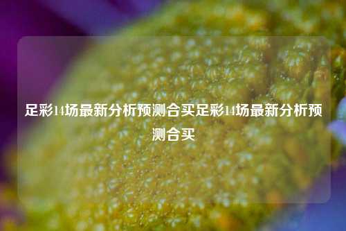 足彩14场最新分析预测合买足彩14场最新分析预测合买