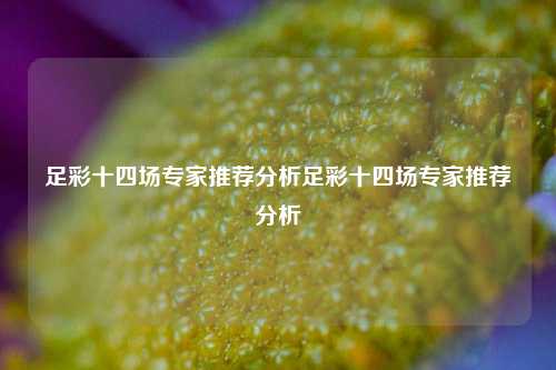 足彩十四场专家推荐分析足彩十四场专家推荐分析